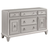 Bling Game 5 - drawer Dining Server Metallic Platinum | Coaster | Home Elegance USA