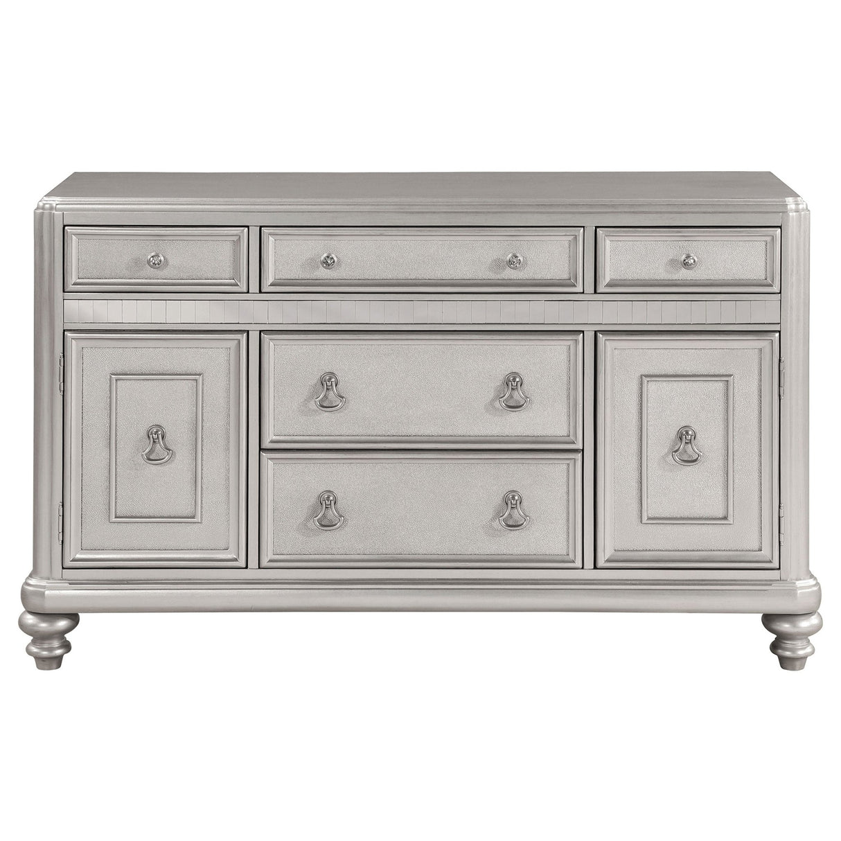 Bling Game 5 - drawer Dining Server Metallic Platinum | Coaster | Home Elegance USA