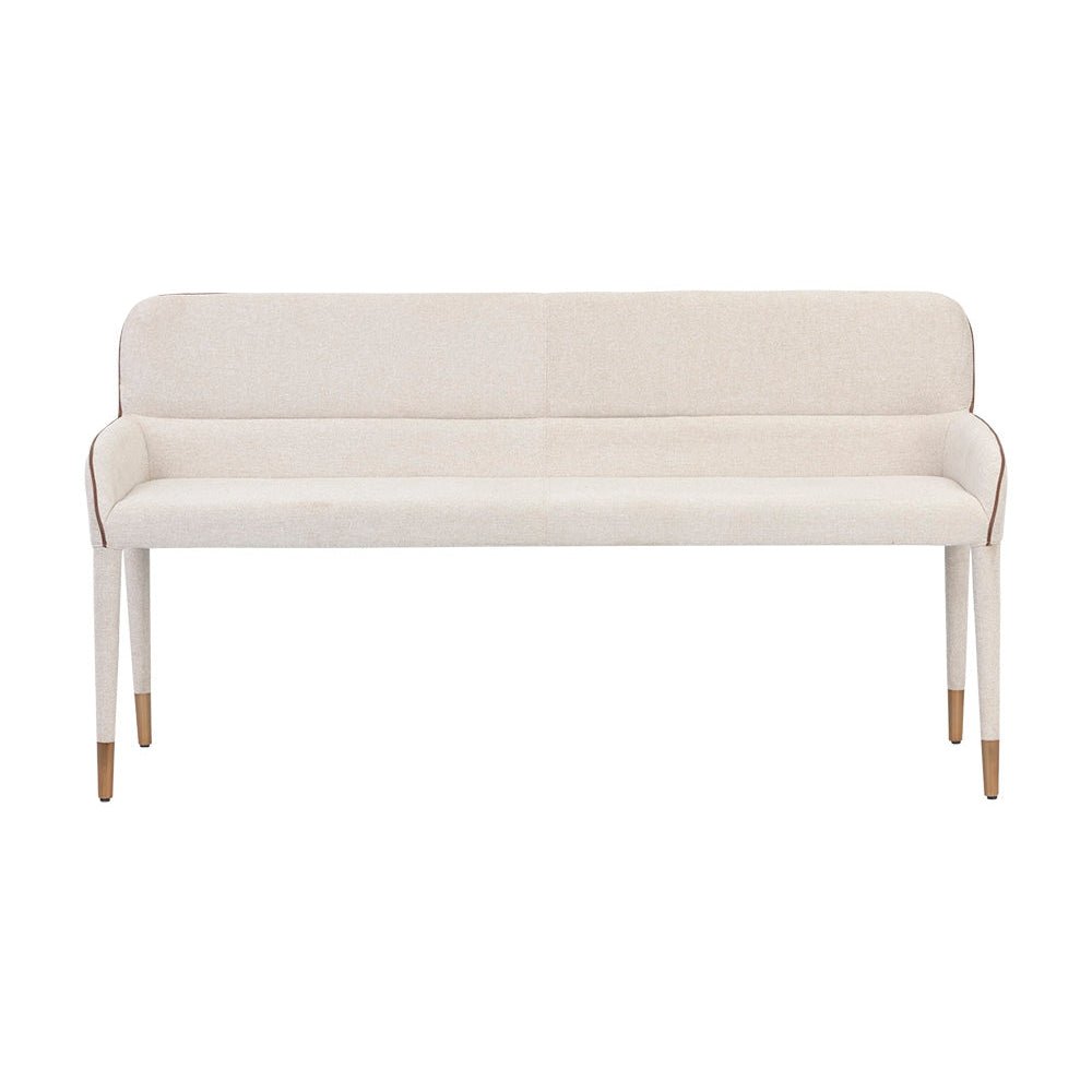 Cortland Banquette - Belfast Oatmeal | Sunpan - SUNPAN - 106478 - Home Elegance USA - 1