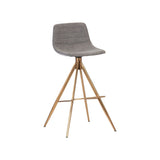 Andres Swivel Barstool - Belfast Koala Grey | Sunpan | Home Elegance USA