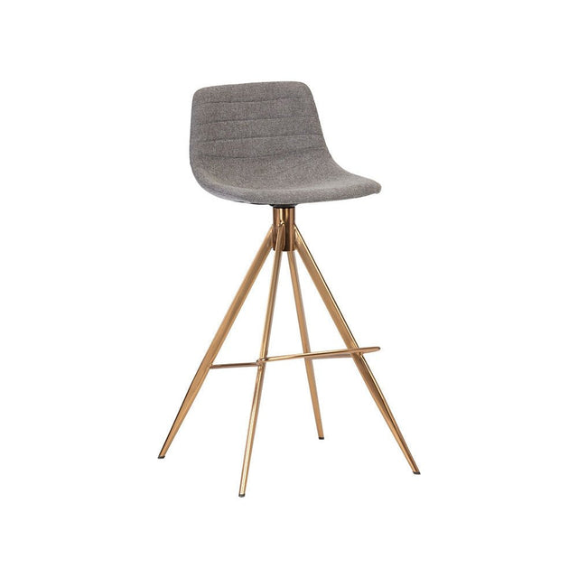 Andres Swivel Barstool - Belfast Koala Grey | Sunpan | Home Elegance USA