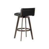 Arizona Swivel Barstool - Castillo Black | Sunpan - SUNPAN - 106559 - Home Elegance USA - 4