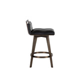 Arizona Swivel Counter Stool - Castillo Black | Sunpan | Home Elegance USA