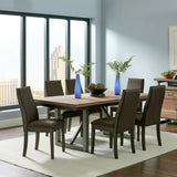 Dining Table - Spring Creek Dining Table with Extension Leaf Natural Walnut