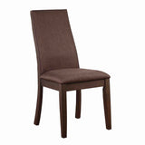 Side Chair - Spring Creek Upholstered Side Chairs Rich Cocoa Brown (Set of 2)