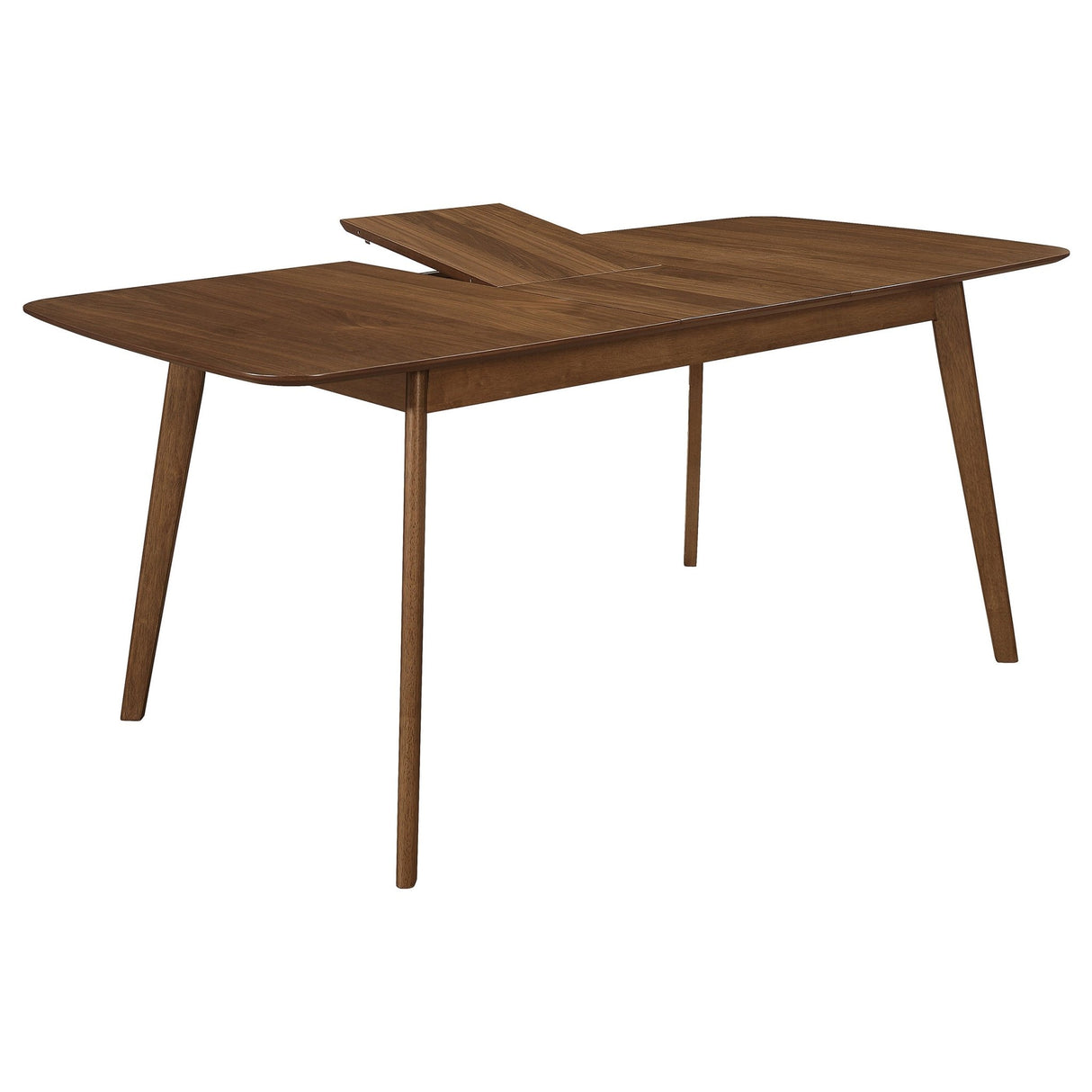 Butterfly Leaf Dining Table - Redbridge Butterfly Leaf Dining Table Natural Walnut | Coaster - 106591 - Home Elegance USA - 3