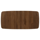 Butterfly Leaf Dining Table - Redbridge Butterfly Leaf Dining Table Natural Walnut | Coaster - 106591 - Home Elegance USA - 4