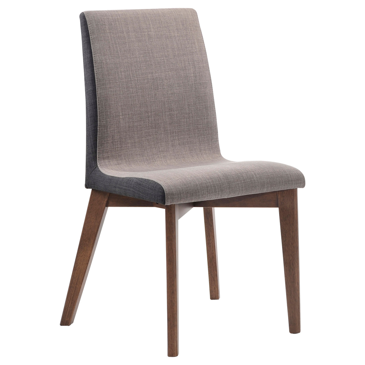 Side Chair - Redbridge Upholstered Side Chairs Grey and Natural Walnut (Set of 2)