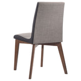 Side Chair - Redbridge Upholstered Side Chairs Grey and Natural Walnut (Set of 2)