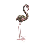 Flamenco Jungle Resin Sculpture // Pink and Green  | Finesse