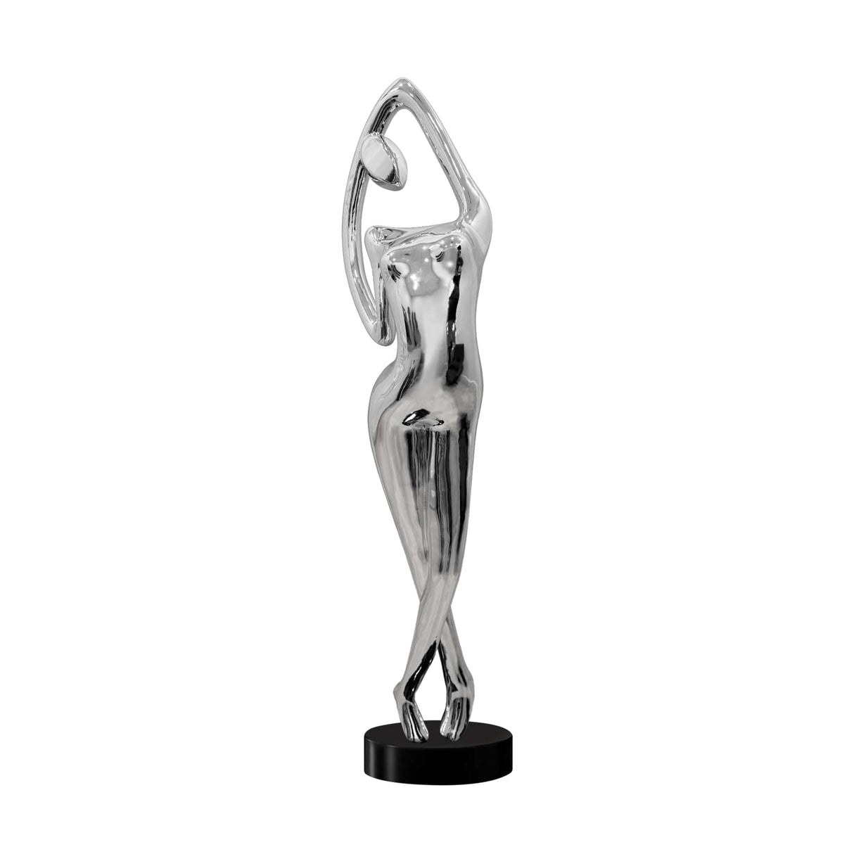 Chrome Woman Sculpture  | Finesse