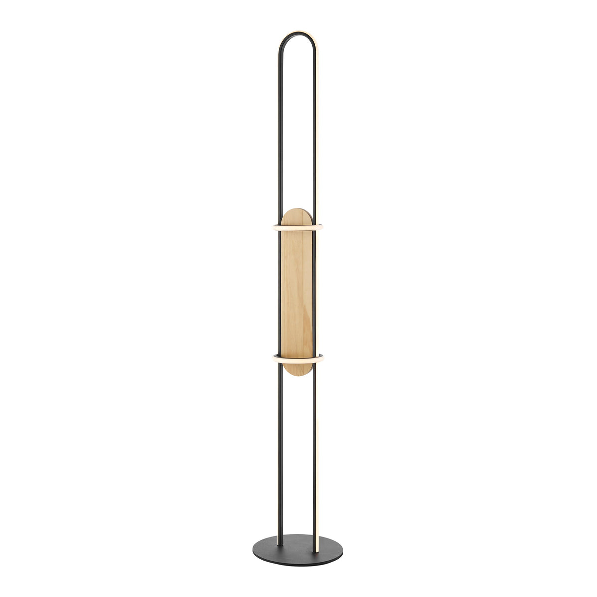 Floor Lamp Iron & Wood  | Finesse - Home Elegance USA