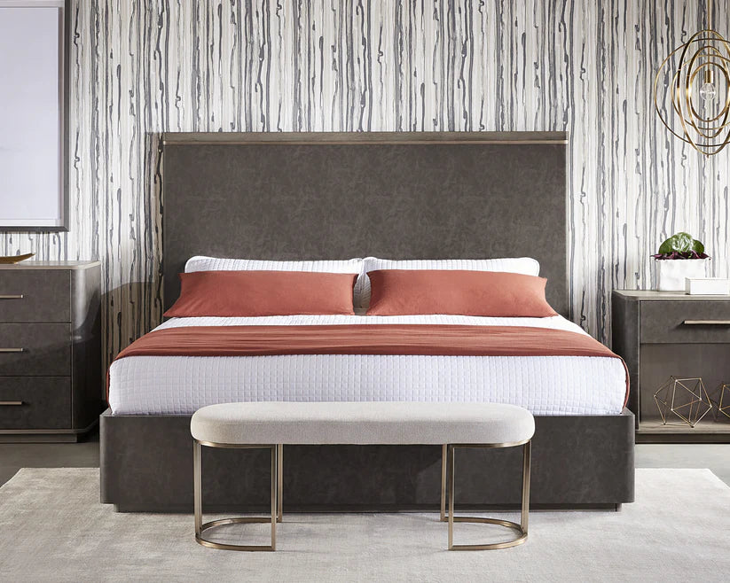Altman Faux Leather Bed – King Size | SUNPAN