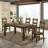 Coleman 5 - piece Rectangular Dining Set Rustic Golden Brown | Coaster | Home Elegance USA