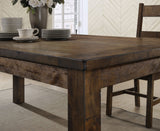 Dining Table - Coleman Rectangular Dining Table Rustic Golden Brown