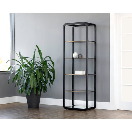 Ambretta Bookcase - Small | Sunpan - SUNPAN - 107075 - Home Elegance USA - 2