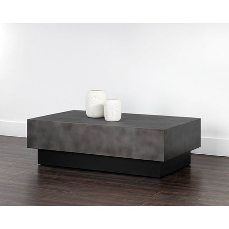 Blakely Coffee Table - Gunmetal | Sunpan