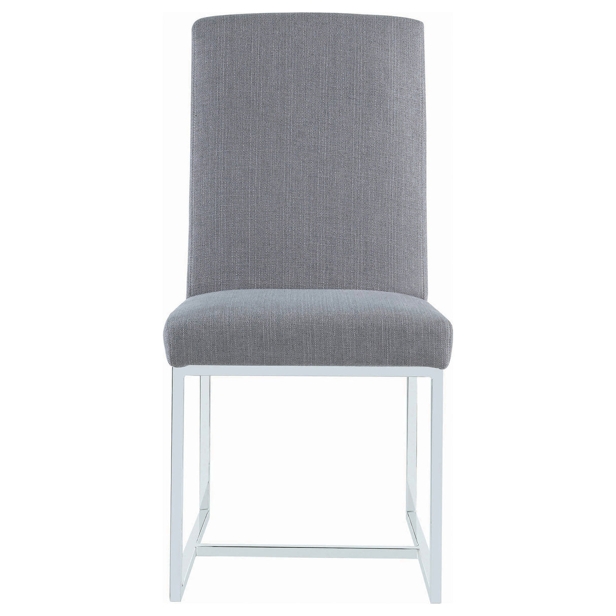 Side Chair - Mackinnon Upholstered Side Chairs Grey and Chrome (Set of 2)