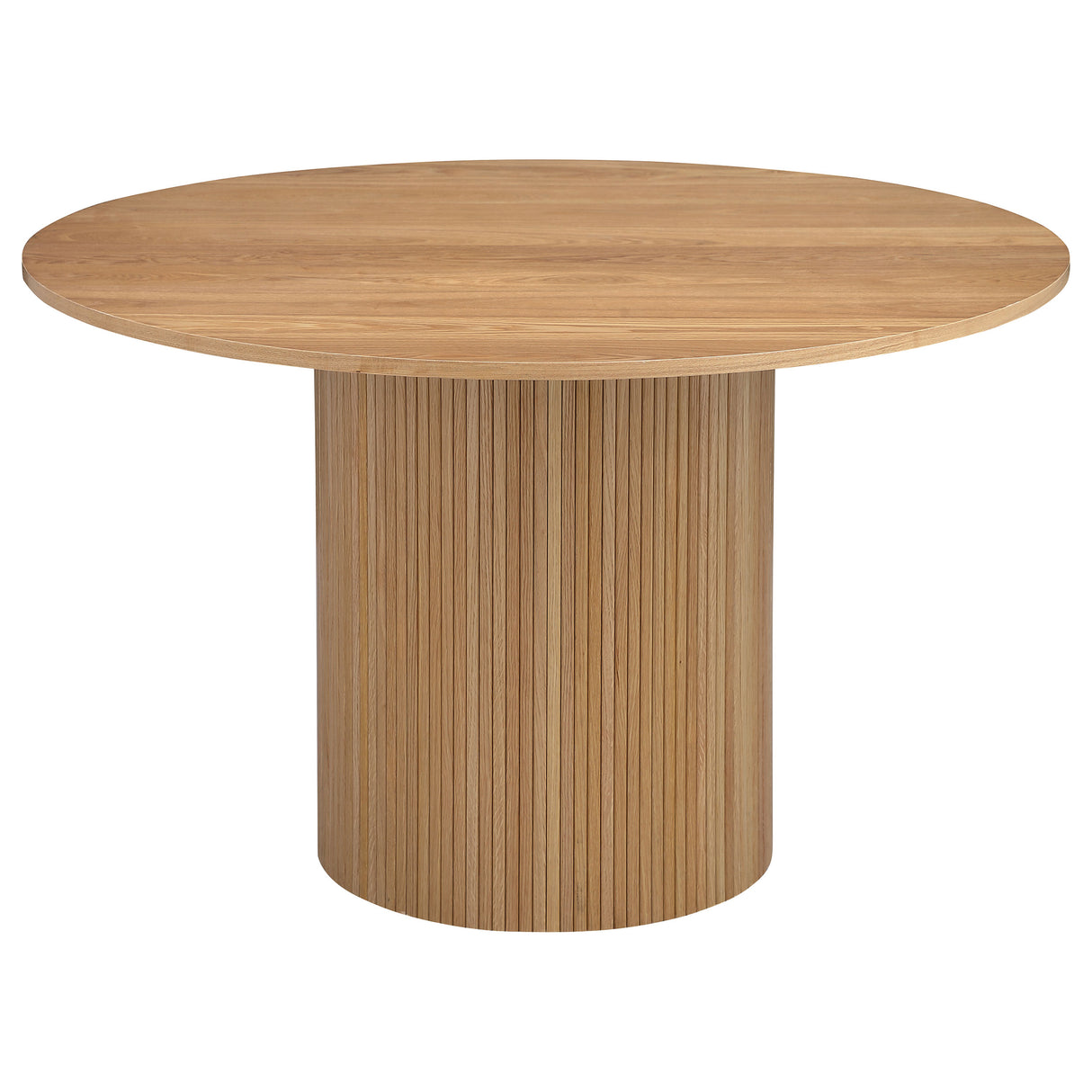 Bradbury Round 48-inch Wood Top Dining Table Natural - Home Elegance USA