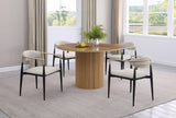 Bradbury Round 48-inch Wood Top Dining Table Natural - Home Elegance USA