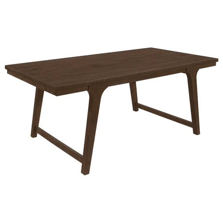 Dining Table - Reynolds Rectangular Dining Table Brown Oak