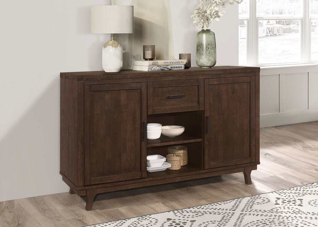 Sideboard - Reynolds 2-door Dining Sideboard Server Brown Oak