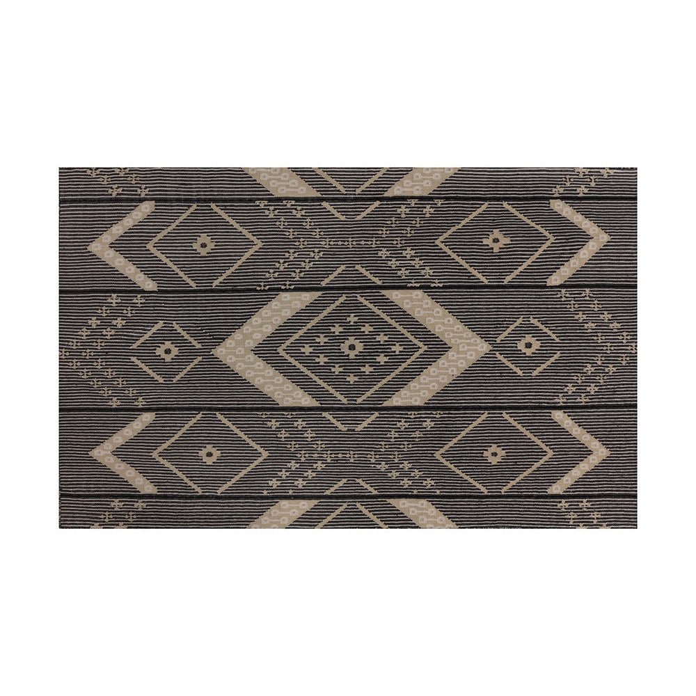 Asana Hand - Woven Rug - Charcoal / Beige - 9'' X 12'' | Sunpan - SUNPAN - 108751 - Home Elegance USA - 1