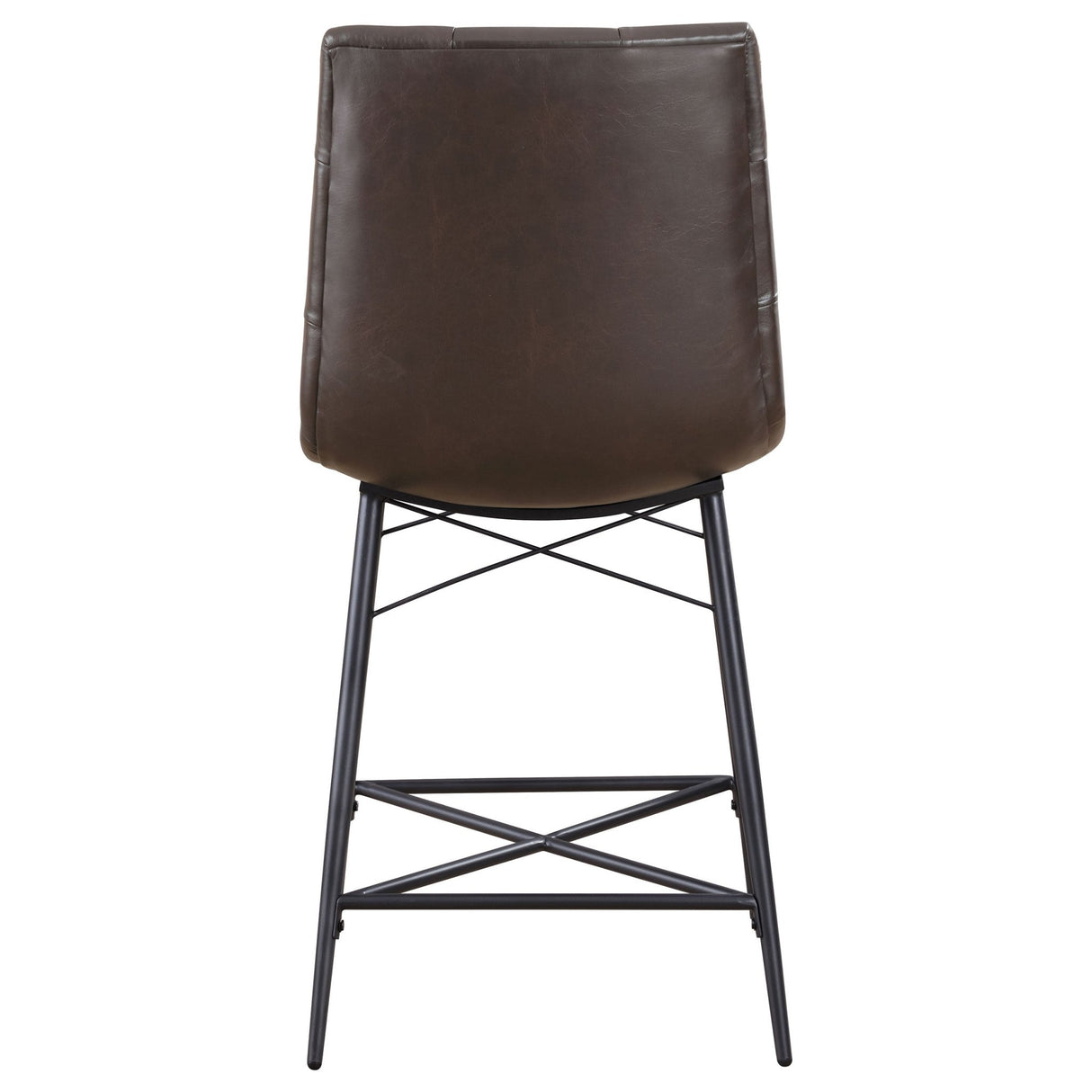 Aiken Upholstered Tufted Counter Height Stools Brown (Set of 2) | Coaster - 107860 - Home Elegance USA - 8