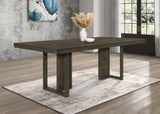 Dining Table - Kelly Rectangular Dining Table Dark Grey