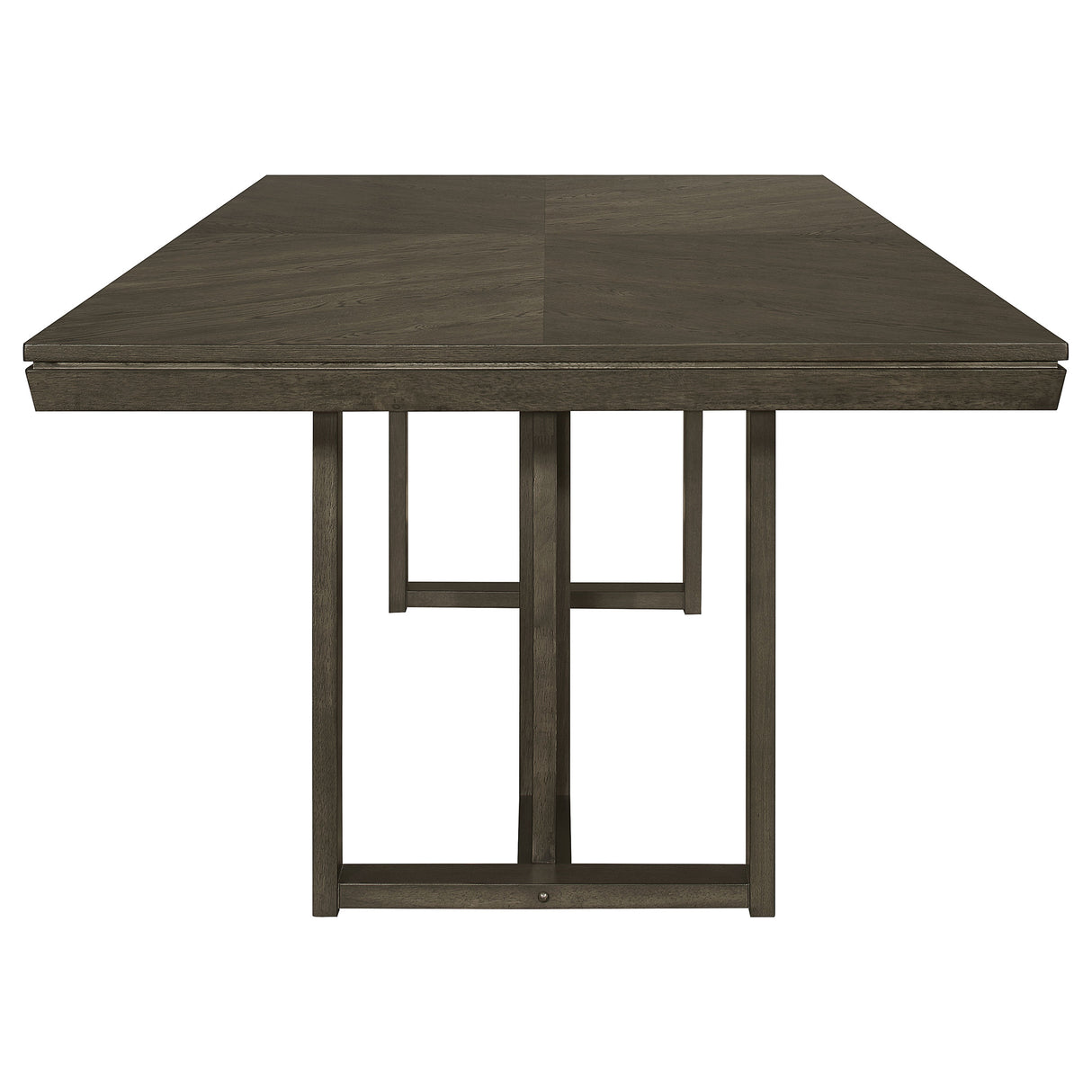 Dining Table - Kelly Rectangular Dining Table Dark Grey