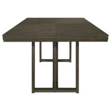 Dining Table - Kelly Rectangular Dining Table Dark Grey