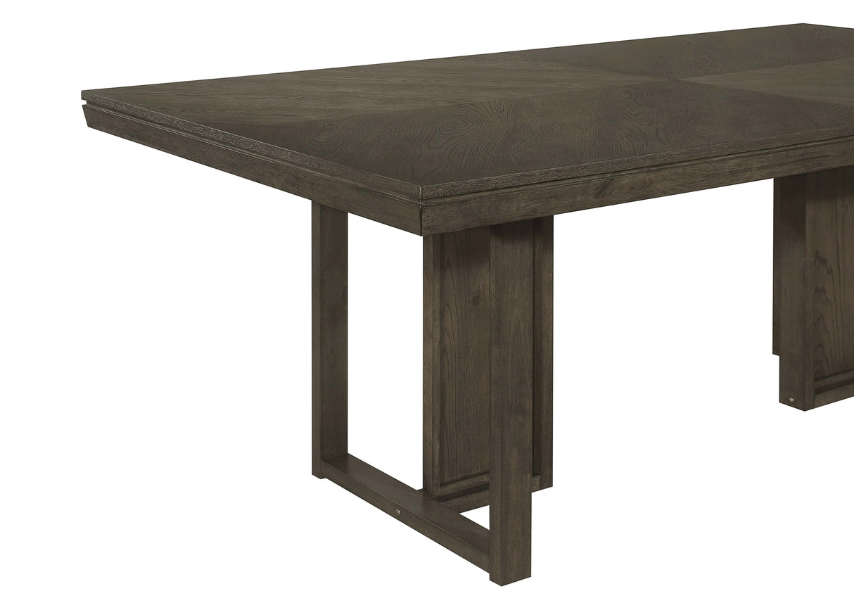 Dining Table - Kelly Rectangular Dining Table Dark Grey