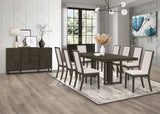 Dining Table - Kelly Rectangular Dining Table Dark Grey