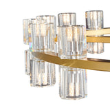 Anderson 36"D Chandelier // Crystal and Gold  | Finesse