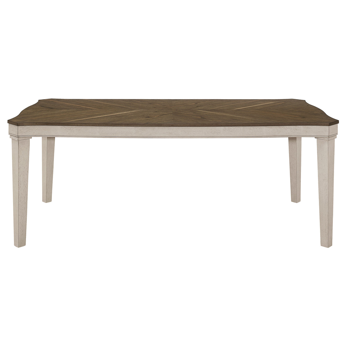 Dining Table - Ronnie Starburst Dining Table Nutmeg and Rustic Cream