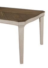 Dining Table - Ronnie Starburst Dining Table Nutmeg and Rustic Cream