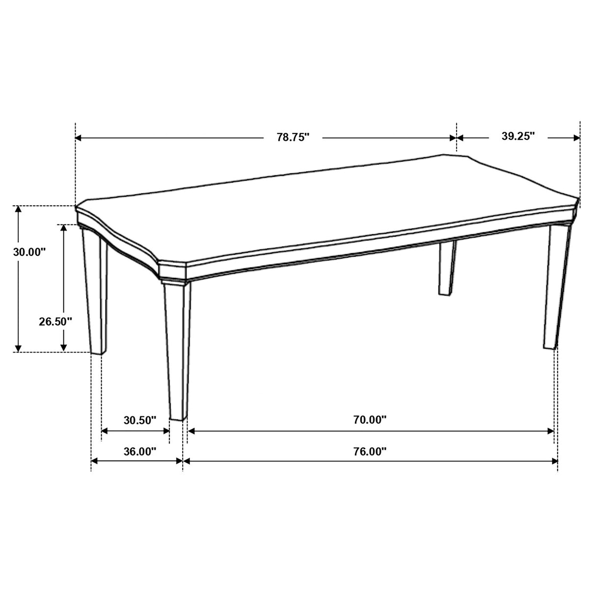 Dining Table - Ronnie Starburst Dining Table Nutmeg and Rustic Cream