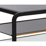 Ambretta Coffee Table - Black / Smoke Grey | Sunpan - SUNPAN - 108084 - Home Elegance USA - 5