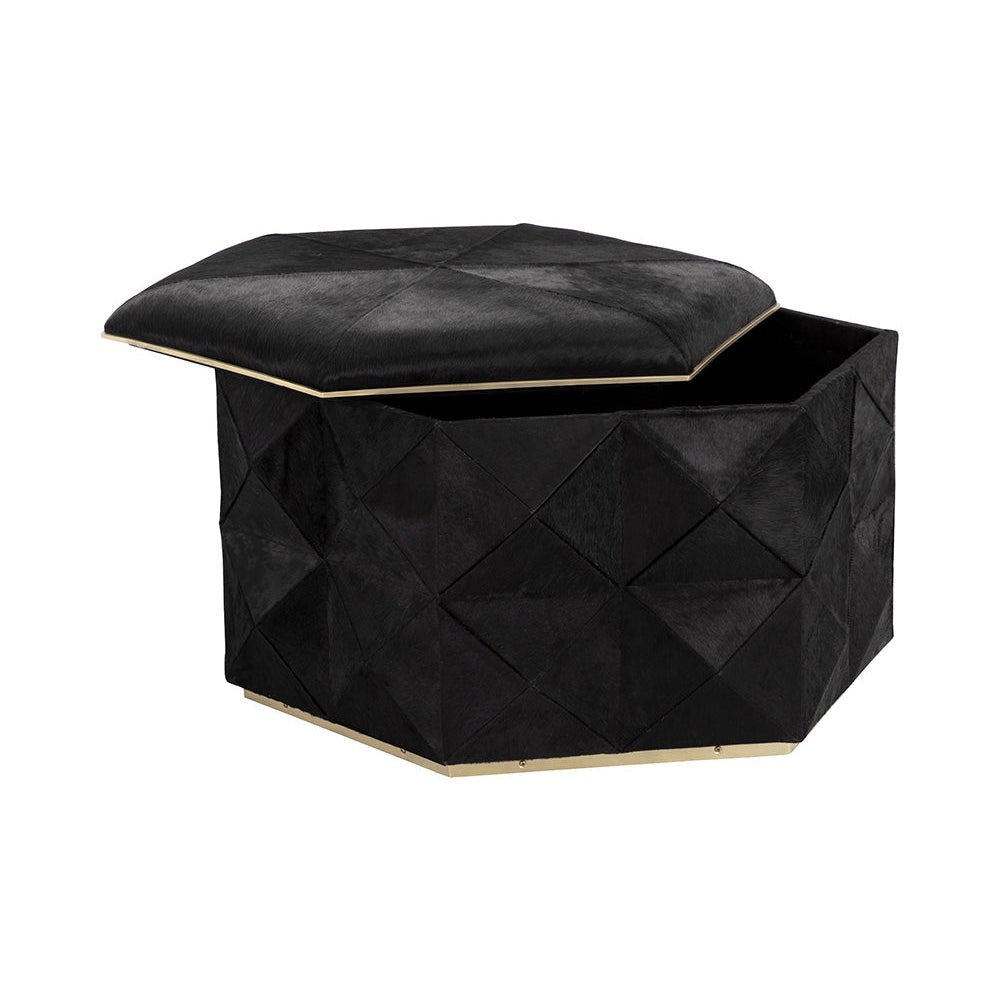 Ashanti Storage Ottoman - Large | Sunpan - SUNPAN - 108190 - Home Elegance USA - 5