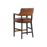 Brylea Counter Stool - Brown - Shalimar Tobacco Leather | Sunpan | Home Elegance USA