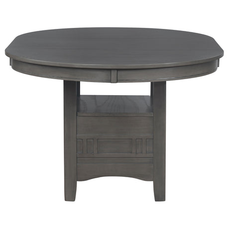 Dining Table - Lavon Dining Table with Storage Medium Grey