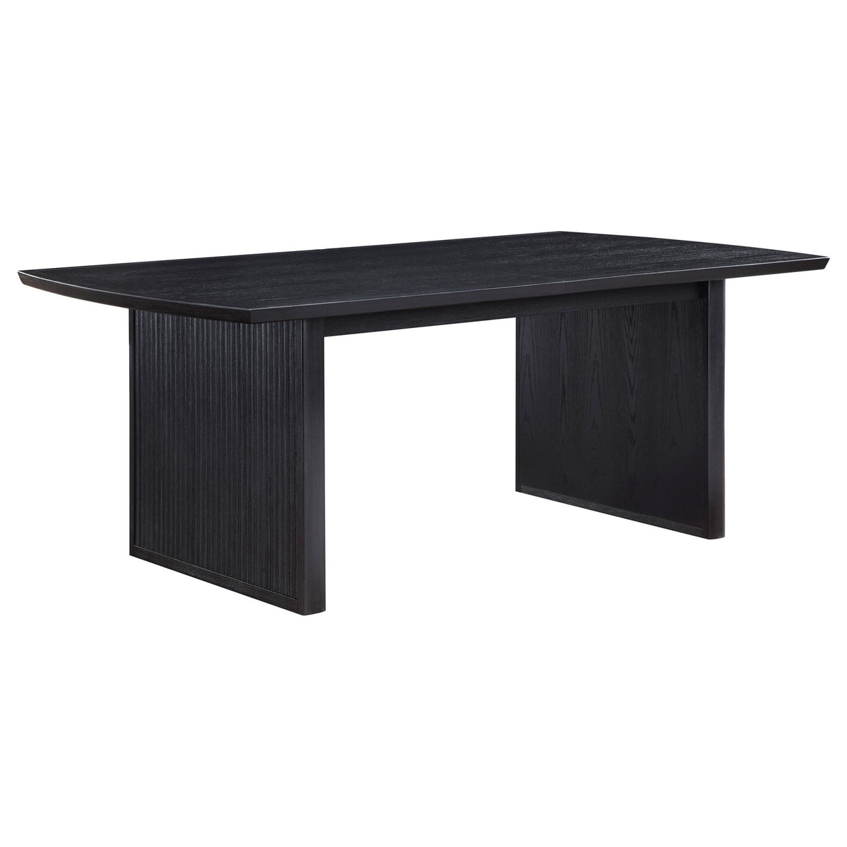 Brookmead Rectangular Dining Table with 18" Removable Extension Leaf Black | Coaster - 108231 - Home Elegance USA - 4