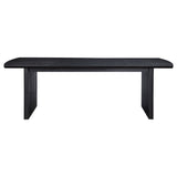 Brookmead Rectangular Dining Table with 18" Removable Extension Leaf Black | Coaster | Home Elegance USA