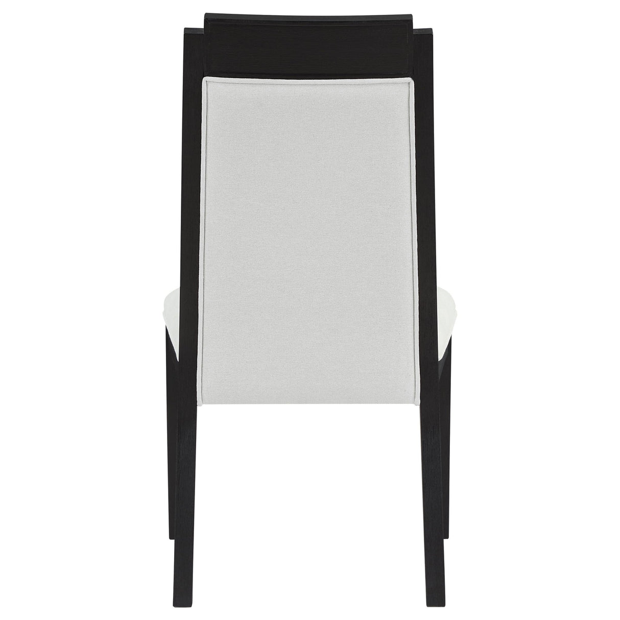 Brookmead Upholstered Dining Side Chair Ivory and Black (Set of 2) | Coaster | Home Elegance USA