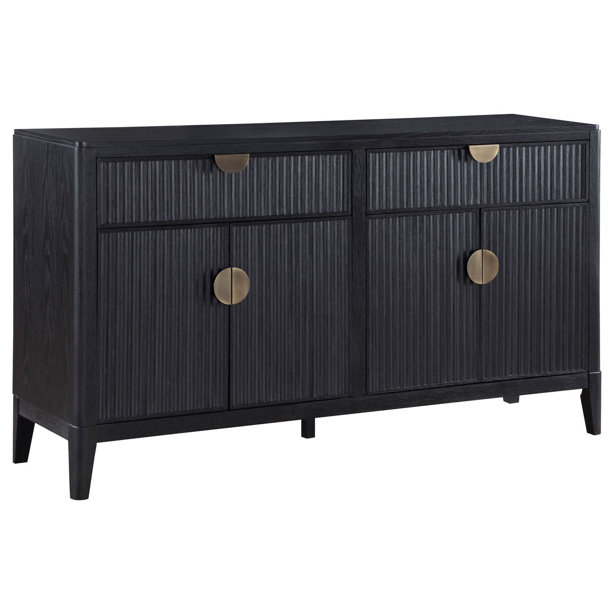 Brookmead 2 - drawer Sideboard Buffet with Storage Cabinet Black | Coaster | Home Elegance USA