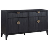 Sideboard - Brookmead 2-drawer Sideboard Buffet with Storage Cabinet Black