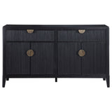 Brookmead 2 - drawer Sideboard Buffet with Storage Cabinet Black | Coaster | Home Elegance USA