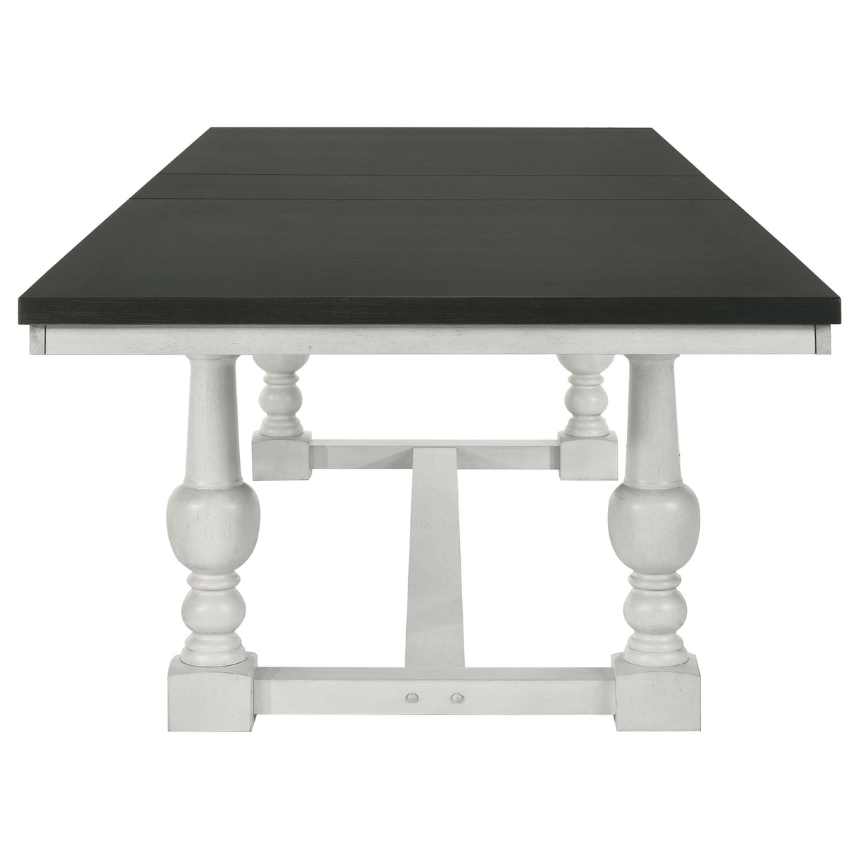 Aventine 5-piece Extension Leaf Dining Set Vintage White - Home Elegance USA
