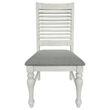 Aventine 7-piece Extension Leaf Dining Set Vintage White - Home Elegance USA