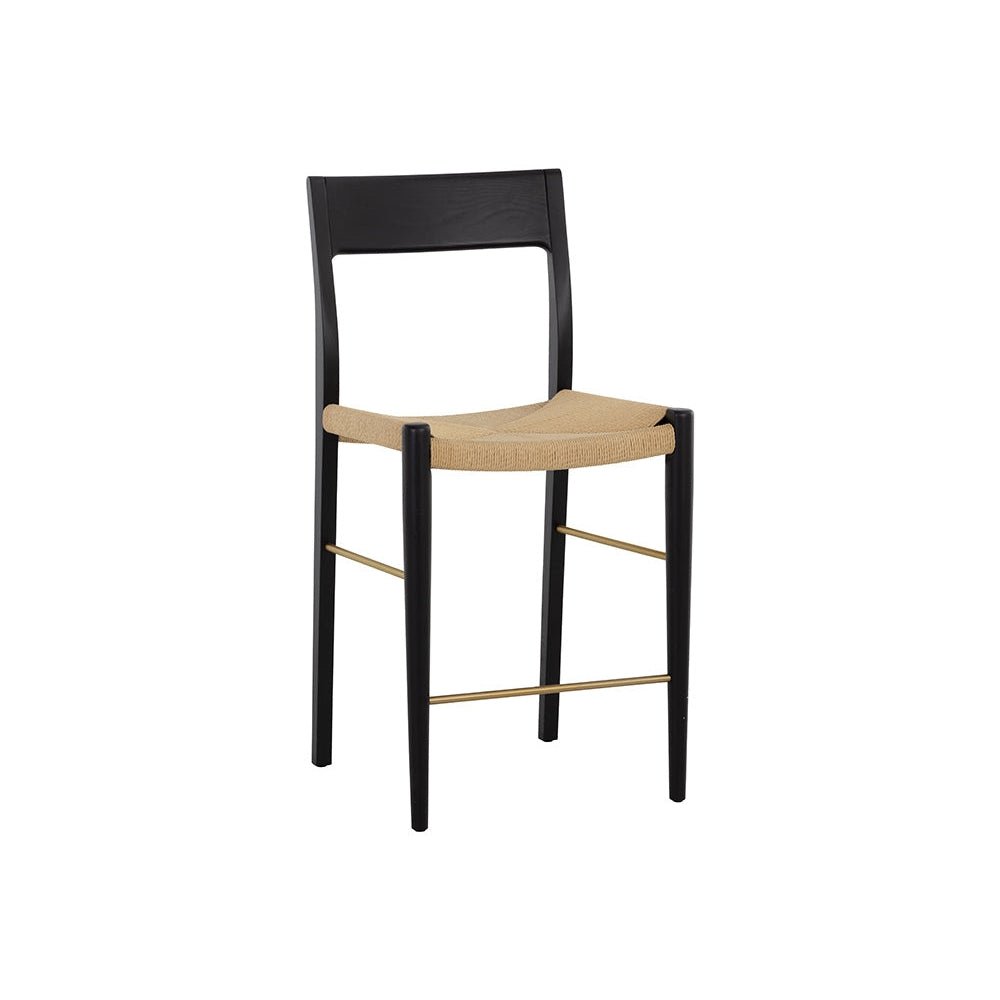 Bondi Counter Stool - Black | Sunpan | Home Elegance USA